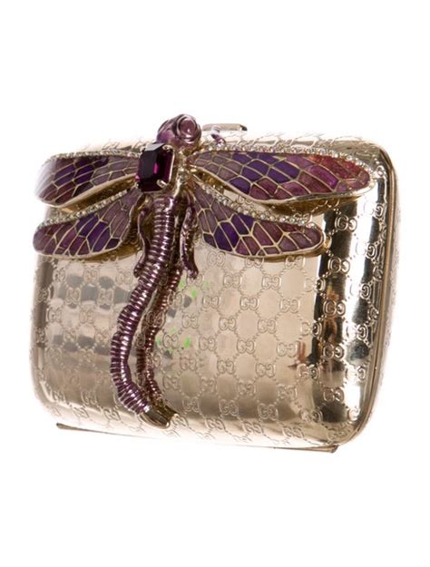 red gucci summer bag with dragonfly